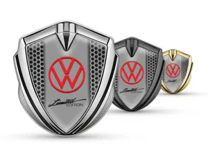 VW Metal Domed Emblem Modern Look High-End Style
